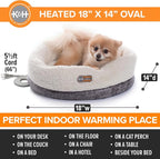 K&H Pet ProductsHeated Cat Bed Indoor, Thermo-Snuggle Cup Bomber Soft Heated - Image 2
