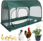 Portable Chicken Run Large Pop-Up Chicken Pen by ANC