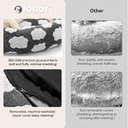 JOEJOY Donut Small Dog Bed, Round Cat Beds - Image 3