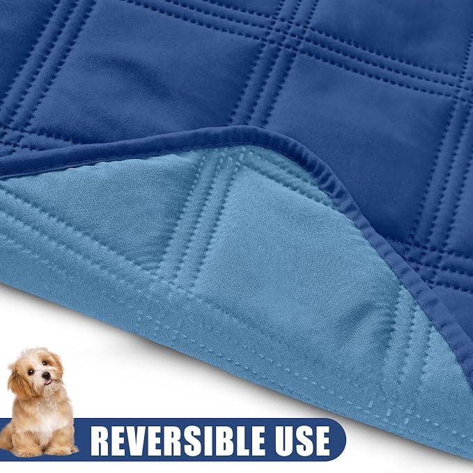 Smiry Waterproof Dog Bed Cover Blanket 82x120, Soft Reversible Pet Blanket - Image 3