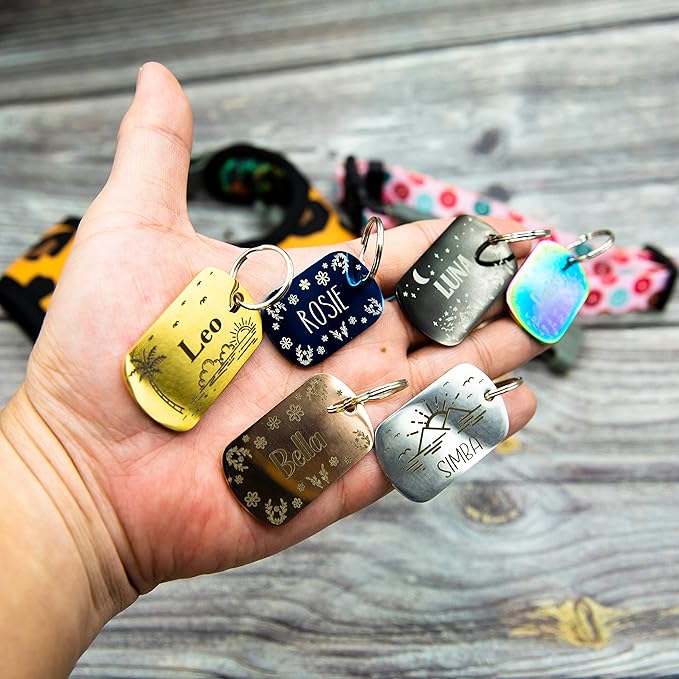 Personalized Dog Tag with 5 Lines of Custom Deep Engraved Durable Stainless - Image 6