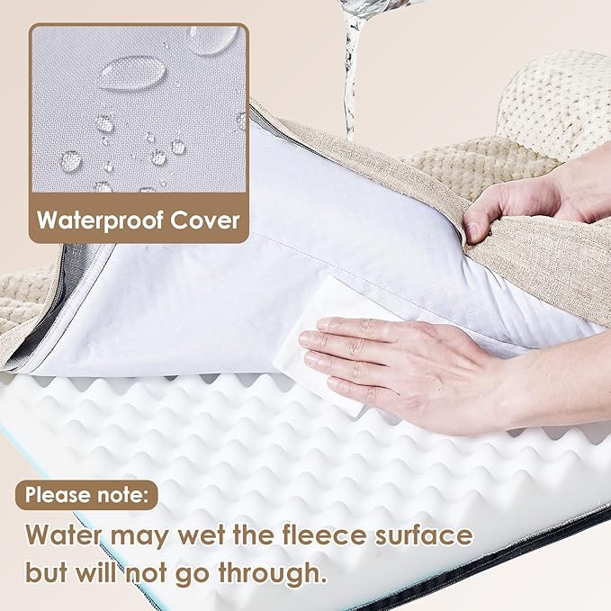 EHEYCIGA Extra Large Dog Bed Othorpedic, Memory Foam XL Dog Bed - Image 3