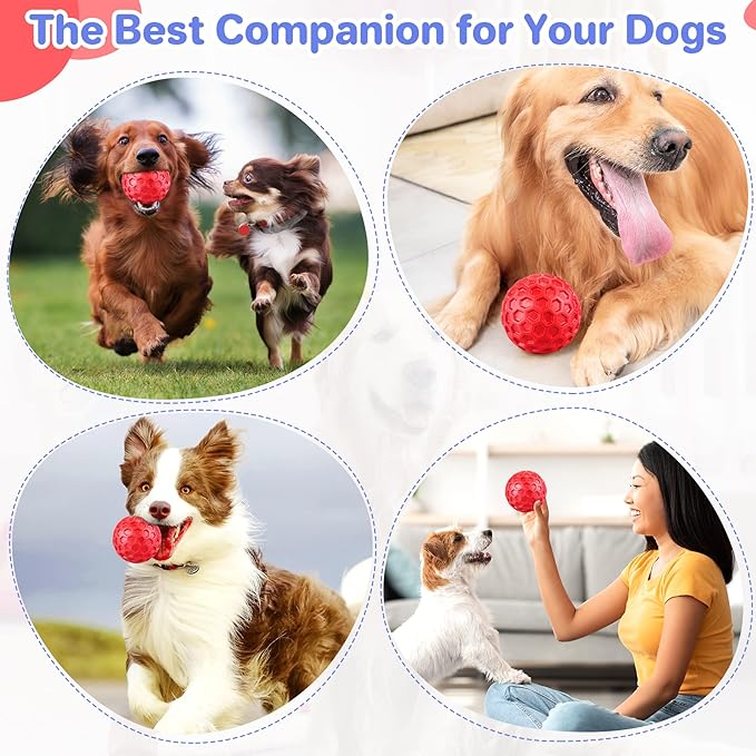 Indestructible Squeaky Dog Balls - Image 5
