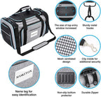Airline Approved Pet Carrier, Large Soft Sided Pet Travel TSA Carrier 4 Sides - Image 6