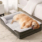 Orthopedic Dog Bed for Large Dogs, Egg Crate Foam Bed for Large Dogs, Equipped - Image 8