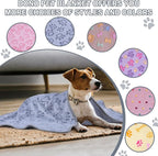Dono 1 Pack 3 Dog Blankets, Soft Fluffy Fleece Pet Blanket Warm Sleep Mat Paw - Image 6