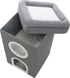Trixie Saul Cat Condo | 2-Story Condo Tower | Scratching Surface | Foldable - Image 6