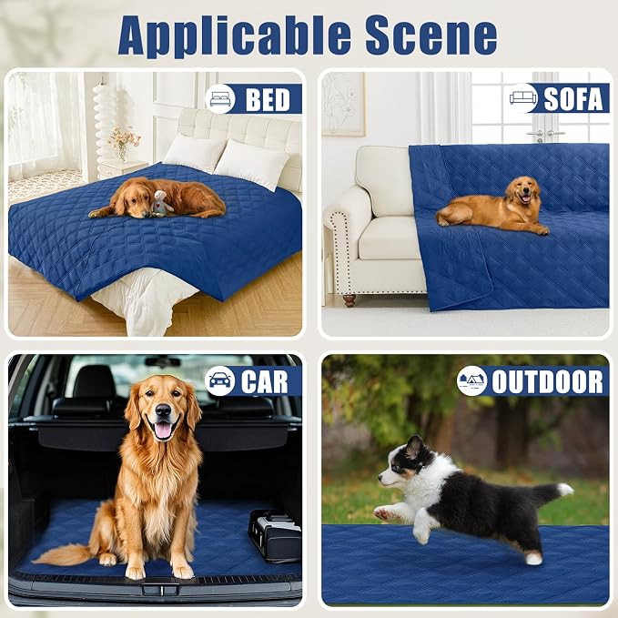 Smiry Waterproof Dog Bed Cover Blanket 30x53, Soft Reversible Pet Blanket - Image 5
