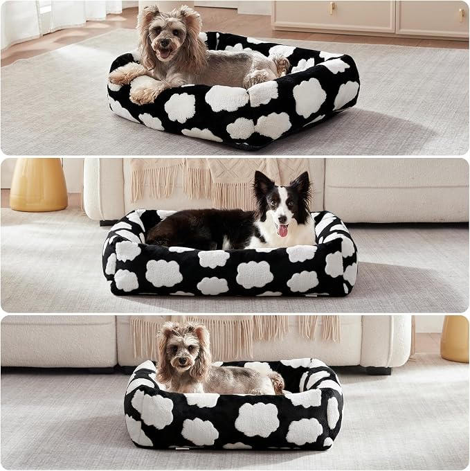 JOEJOY Small Dog Bed for Small Dogs, Rectangle Washable Orthopedic Dog Bed - Image 7