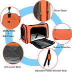 Soft Sided Carrier for Small Medium Cats Dogs, Removable Pad Collapsible Travel - Image 3