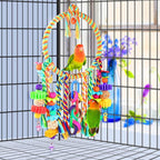 KATUMO Bird Toys 2 Pack Parrot Swings Conure Rope Rings Parakeet Perches - Image 6