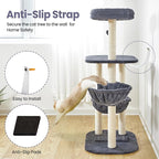 Small Cat Tree Tower with Lots of Scratching Posts - Image 8
