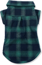 Koneseve Dog Shirt Pet Plaid Clothes T-Shirt - Image 2