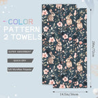 Cute Bunny Hand Towels - Image 2