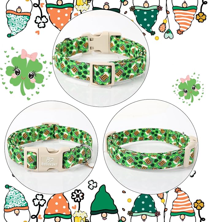 St Patricks Day Dog Collar for Large Dogs - Image 5