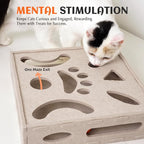 PETKARAY Felt Cat Puzzle Toy, Interactive Cat Toys - Image 3