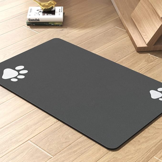 PADOOR Pet Feeding Mat-Absorbent Dog Mat by PADOOR