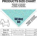 Birthday Boy Dog Bandanas 1 Pack, Pet Scarves - Image 7