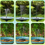 AMZtime Solar Water Fountain, Upgraded Solar Bird Bath Fountains - Image 3