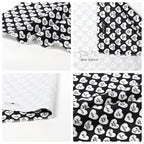 ARING PET Valentine's Day Dog Bandana, Cute Black White Pet Bandanas Scarf - Image 5