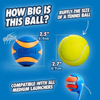 Chuckit! Ultra Squeaker Balls for Dogs, Floating Water Pet Toys, Durable Rubber - Image 3