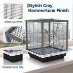 Garvee Small Bird Cage with Playground Stand, 20 Inch High Travel Bird Cage - Image 3