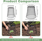 10 Pcs 6.8"×7.4" Seedling Plant Protectors from Animals, Chicken Wire Plant - Image 2