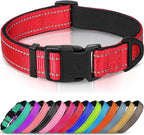 Joytale Reflective Dog Collar, Soft Neoprene Padded Breathable Nylon Pet Collar by Joytale