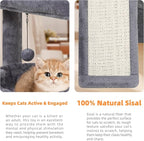 YOUPET Cat Tree with Cat Scratching Post - Image 6