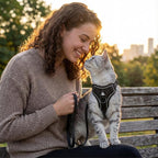 Cat Harness and Leash Set Escape Proof Tactical Small Kitten Harness Emotional - Image 8