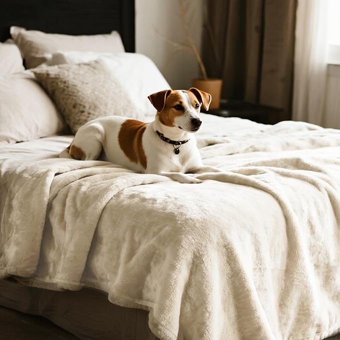 gogobunny Waterproof Bed Blanket, Reversible Sherpa Fleece Throw Blanket - Image 6