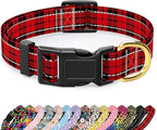 Reflective Dog Collar for Small Dogs, Cute Boho Adjustable Heavy-Duty Nylon by TMOODEL