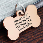 Ultra Joys Stainless Steel Pet ID Tag Dog Name Tags Personalized Front and Back - Image 2