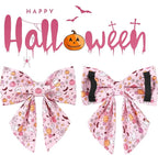 Halloween Dog Collar with Flower, Fancy Halloween Dog Collar Bowtie Gift - Image 3