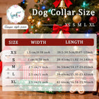 Christmas Dog Collar, Unique Style Paws Red Green Grids Dog Collar - Image 6