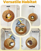 Chewproof Steel Frame Bird Nest - Image 6