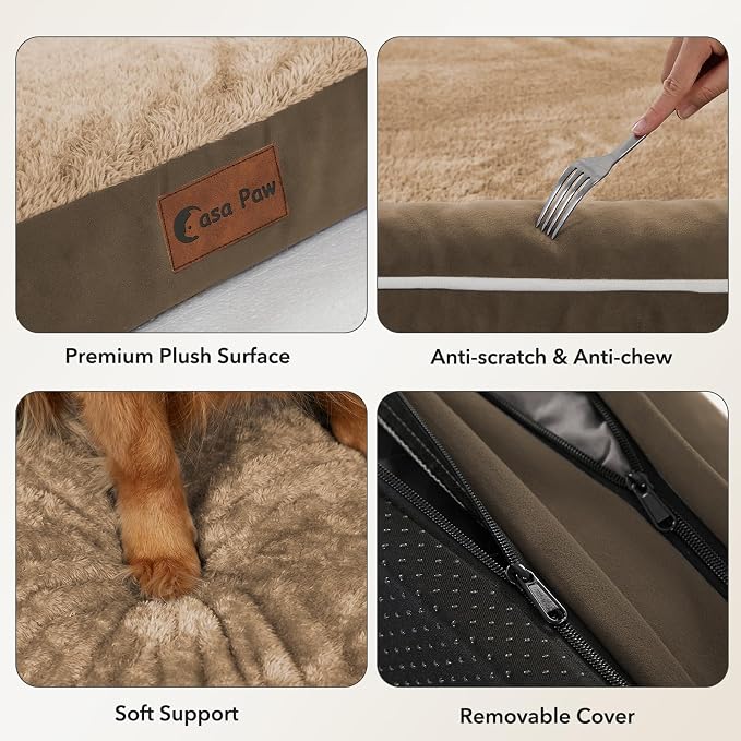 Orthopedic Dog Beds for Extra Large Dogs, Waterproof Egg Crate Foam XL Dog Bed - Image 6