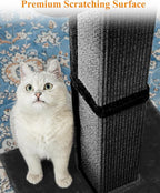 32" Cat Scratching Post for Indoor Cats, Sisal Cat Scratcher - Image 3