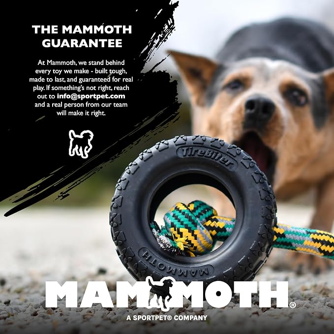 Chew King by Mammoth Premium Treat Dog Toy, Extremely Durable Natural Rubber Toy - Image 9