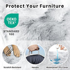 Calming Dog Couch Bed for Large Dogs, 41 x 37 inch Waterproof Removable Pet Mat - Image 3