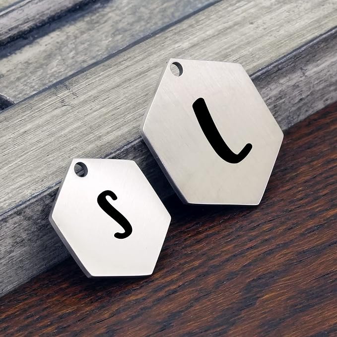 Ultra Joys Stainless Steel Pet ID Tag Dog Name Tags Personalized Front and Back - Image 3