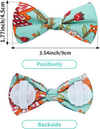 PET SHOW 10 Pack Floral Small Dog Bow Ties Sliding Collar Attachments Puppy - Image 2