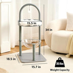 Modern Cat Tree Tower for Indoor Cats up to 12lbs, Wood Cat Bed - Image 7