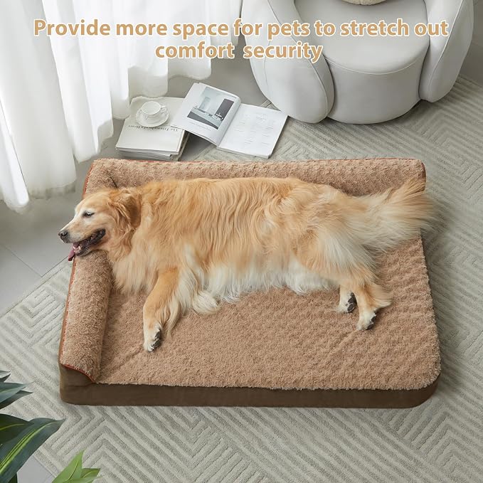 BFPETHOME Orthopedic Dog Beds for Extra Large Dogs, Waterproof Sofa XXL Dog Bed - Image 2