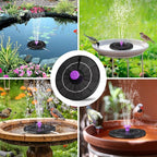3.5W Solar Bird Bath Fountain Pump, Solar Powered Water Pump, Outdoor Water - Image 6