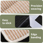 Cat Scratcher Mat, 39.3"x 23.6" Natural Sisal Cat Scratch Mat - Image 3