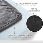Orthopedic Memory Foam Dog Bed for Large Dogs, Cooling Dog Beds -Waterproof Pet - Image 4