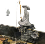LIYAOLI Japanese Zen Fisherman Statue by LIYAOLI