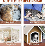 Cat Heating Pad Round with Smart Thermostat Switch and Power Line Protection - Image 7