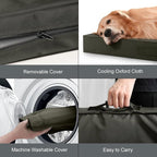 Outdoor Dog Bed for Medium Dogs, Waterproof Dog Crate Mat Orthopedic Egg Crate - Image 6